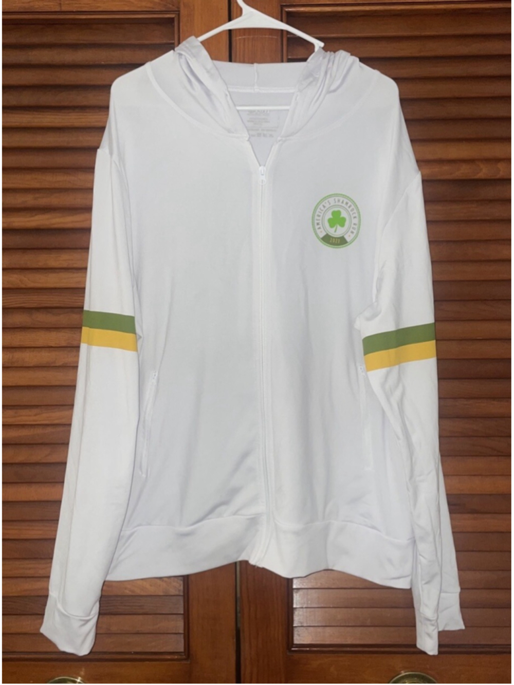 America's Shamrock Run 2021 Zip Up Jacket Running Race Men's Size XL